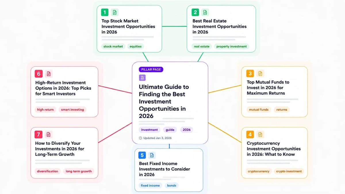 Content clusters that build real financial content marketing authority