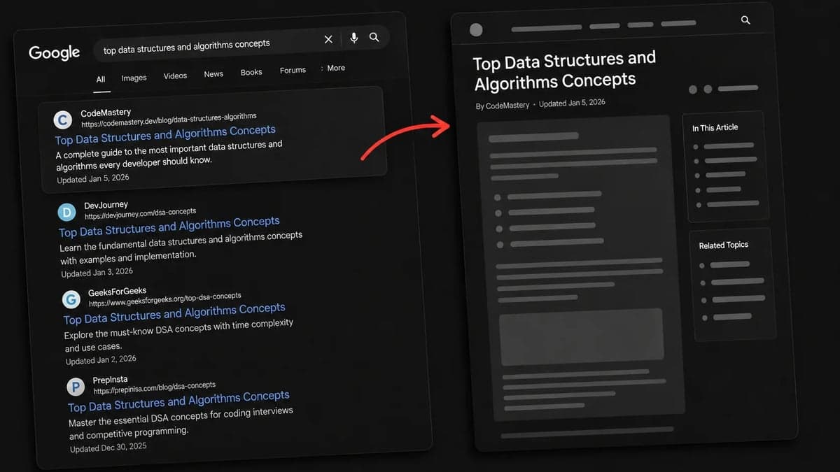 Get your tutorials and guides found on Google