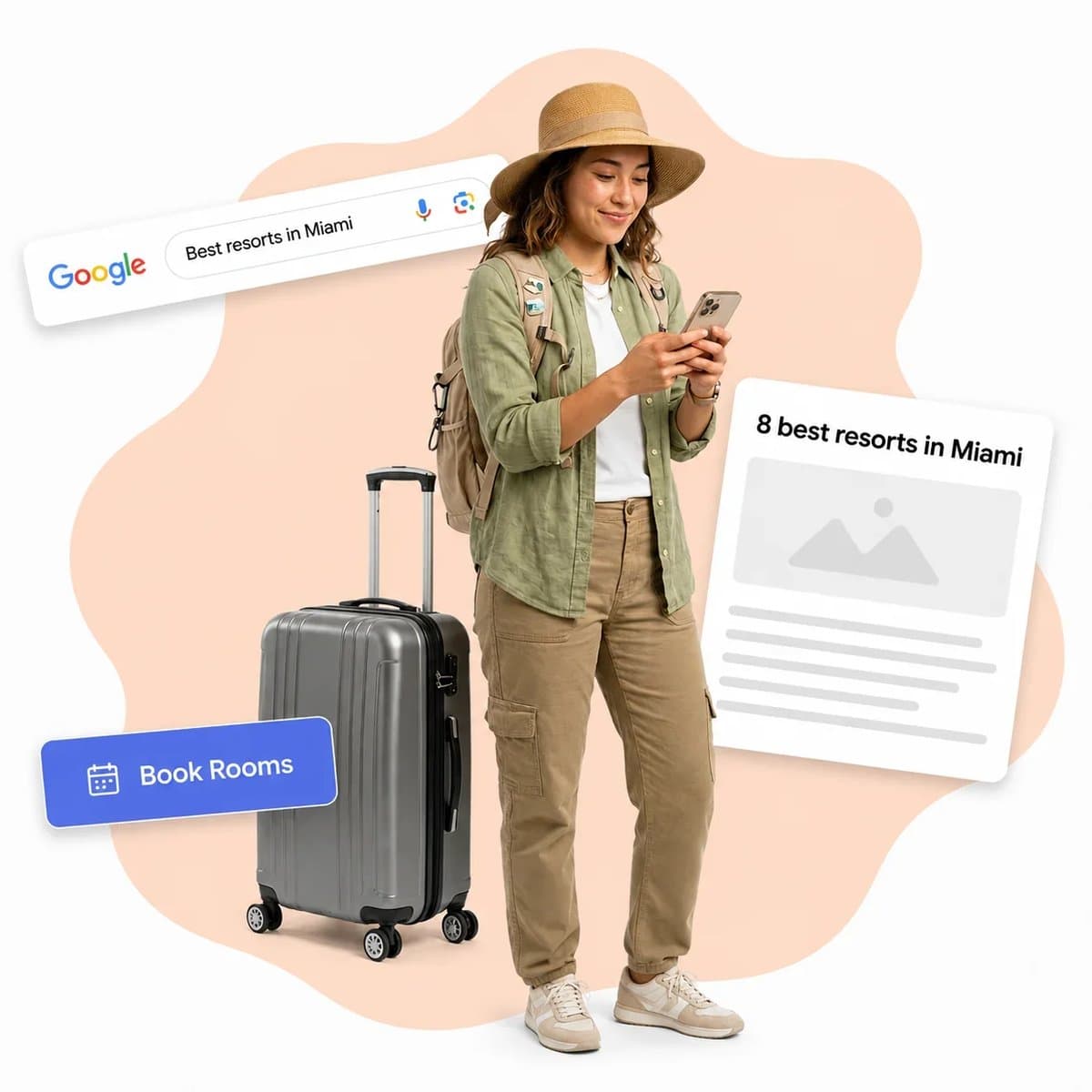 travel solution illustration